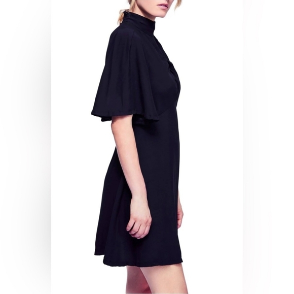 Free People Be My Baby Ruched Mock Neck Dress NEW 4 - Picture 7 of 16